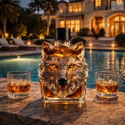 Wolf Head Whisky Decanter