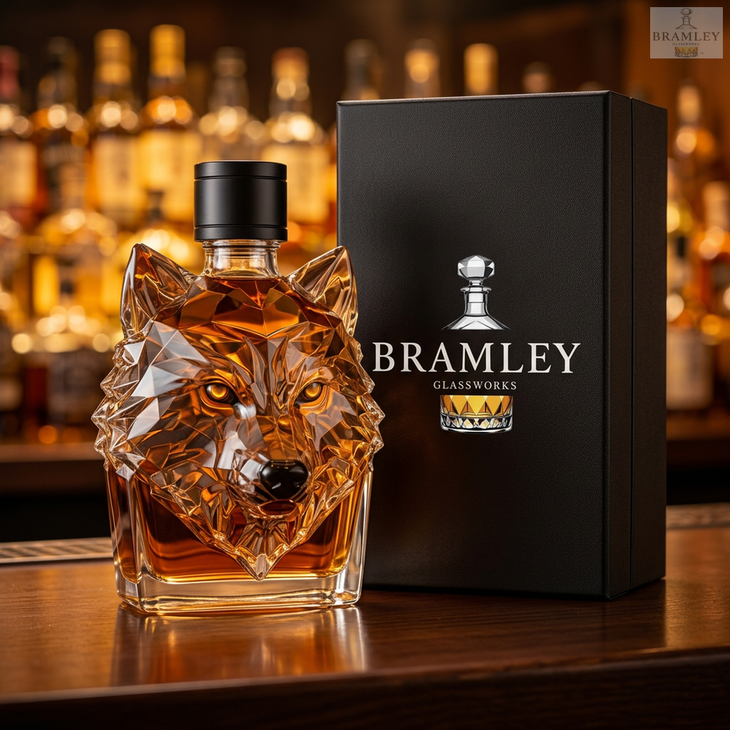 Wolf Head Whisky Decanter