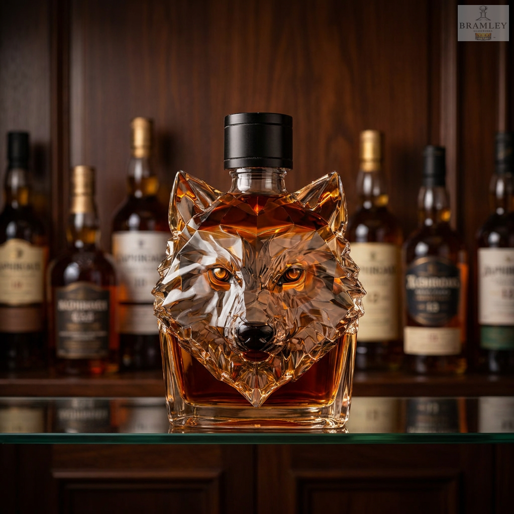 Wolf Head Whisky Decanter