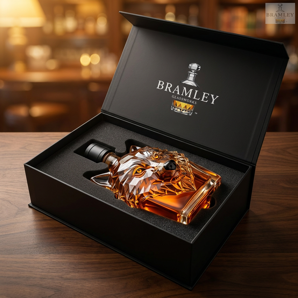 Wolf Head Whisky Decanter
