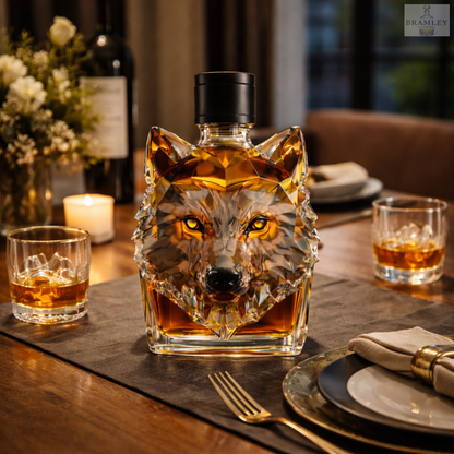 Wolf Head Whisky Decanter