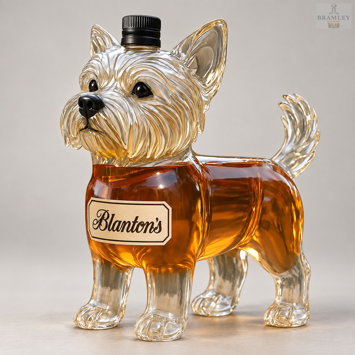 Yorkshire Terrier Whisky Decanter