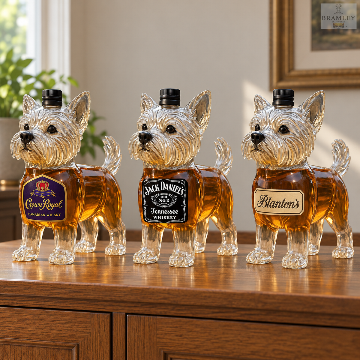 Yorkshire Terrier Whisky Decanter